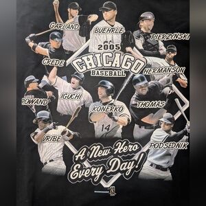 NWT Vintage Chicago White Sox Baseball Graphic T-Shirt, XL